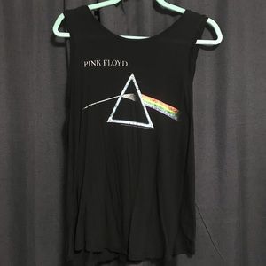 Pink Floyd black tank top